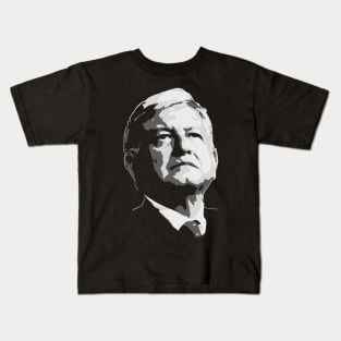 AMLO Black and White Kids T-Shirt